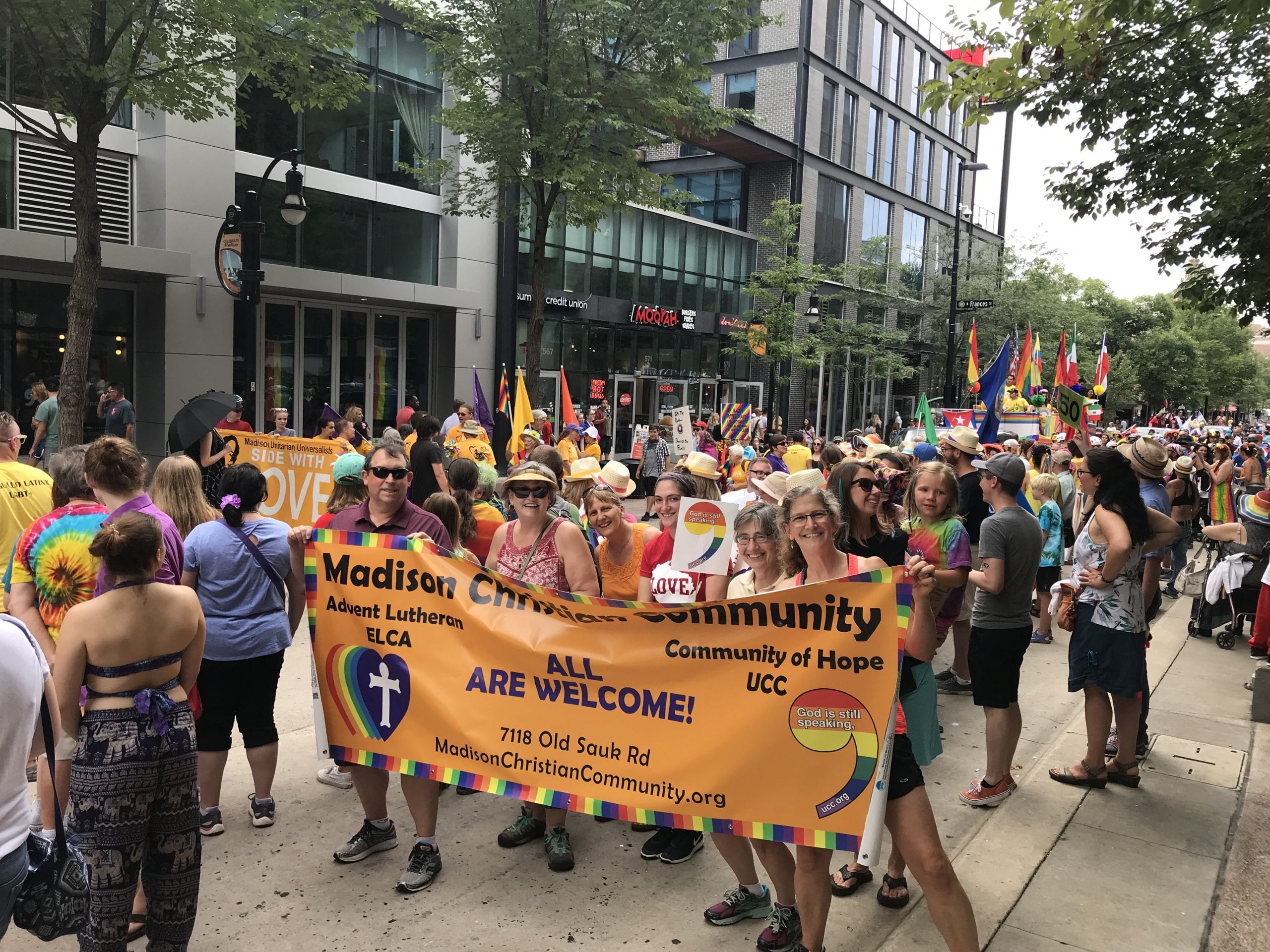 2018 Madison PRIDE Parade Participants
